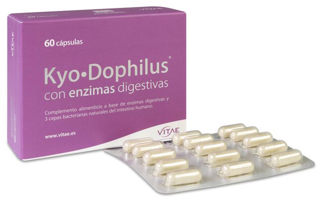 Vitae Kyo-Dophilus Enzimas Digestivas, 60 Cápsulas