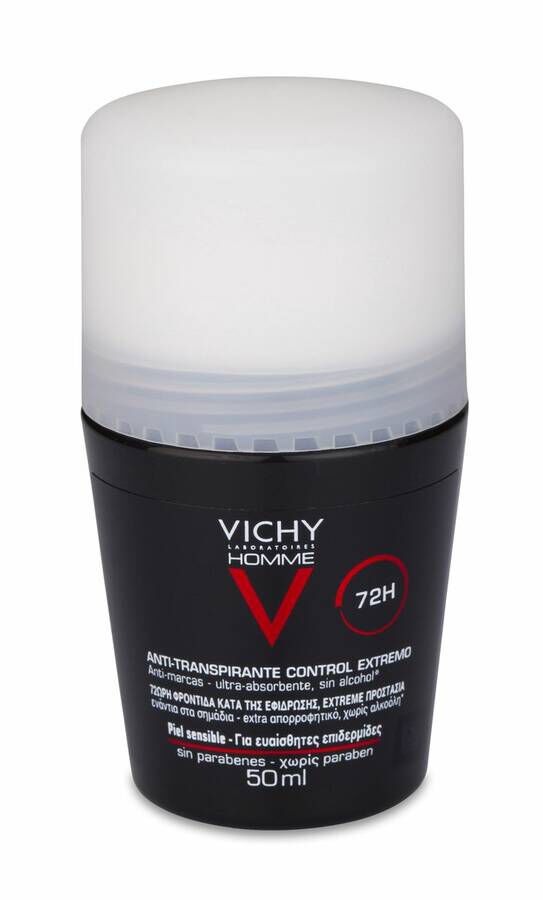 Vichy Homme Desodorante Regulación Intensa, 50 ml