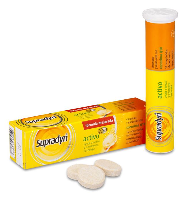Supradyn Activo, 15 Comprimidos Efervescentes