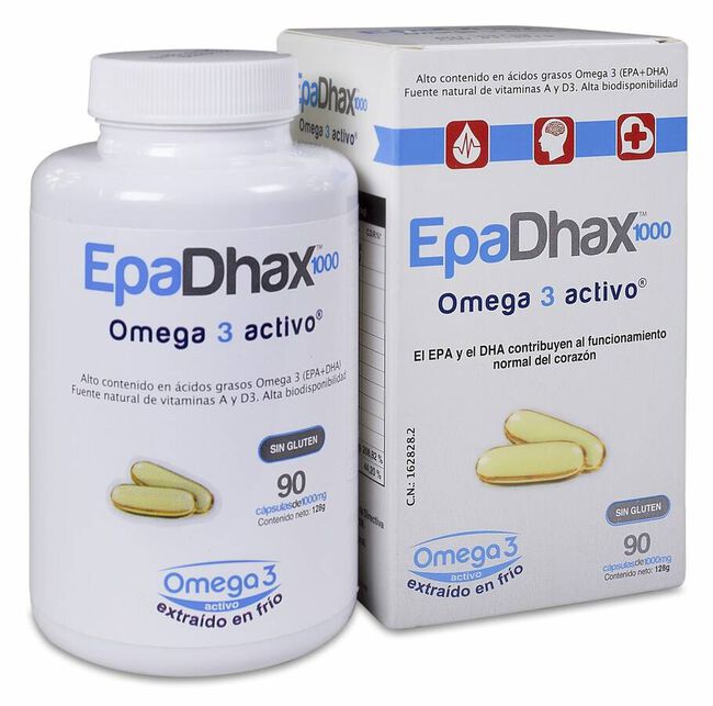 EpaDhax Omega 1000 mg, 90 Cápsulas