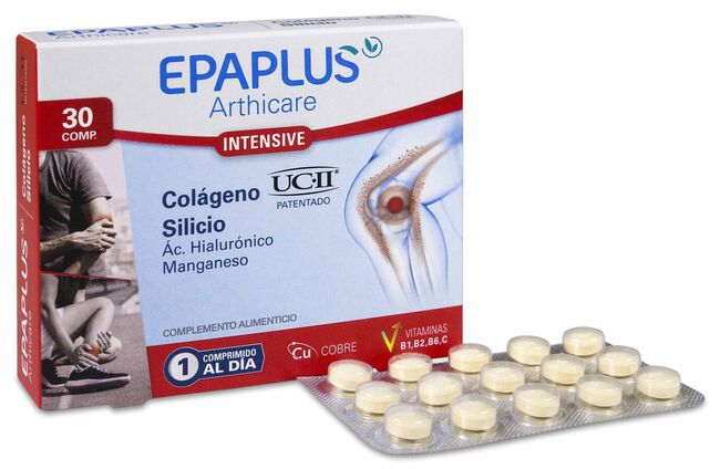Epaplus Arthicare Intensive Colágeno UC-II + Silicio, 30 Comprimidos