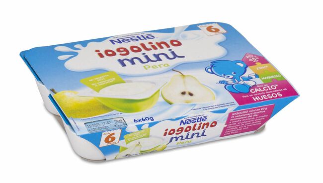 Nestlé Yogolino Mini Pera, 6 Uds