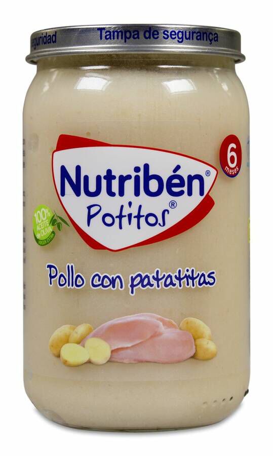 Nutribén Potitos Pollo Con Patatitas, 235 g