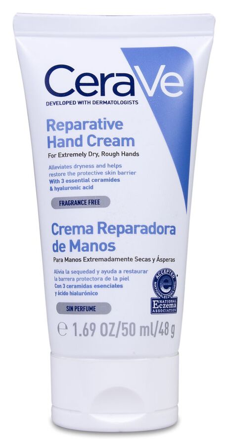 CeraVe Crema Reparadora de Manos, 50 ml image number null