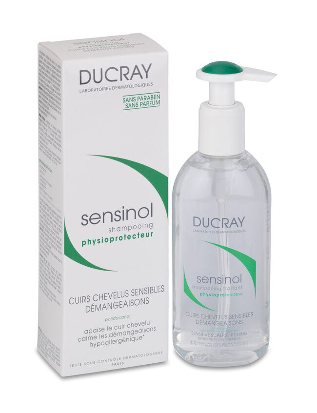 Ducray Sensinol Champú Tratante Fisioprotector, 200 ml