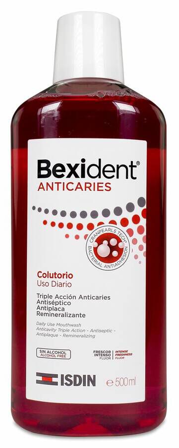 Isdin Bexident Anticaries Colutorio, 500 ml