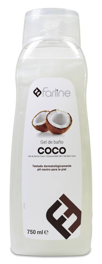 Farline Gel de Baño de Coco, 750 ml
