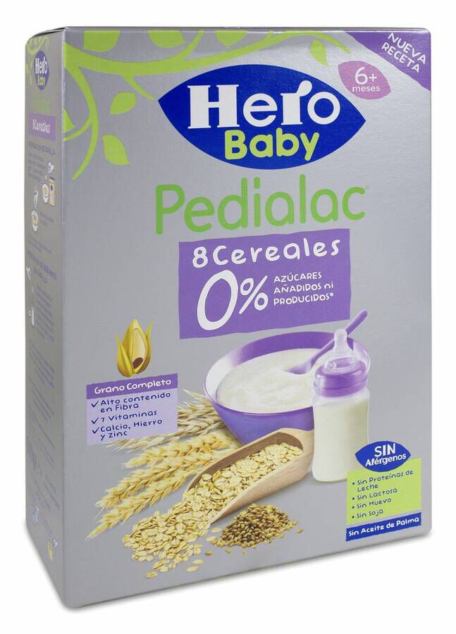 Hero Baby Pedialac Papilla 8 Cereales, 340 g