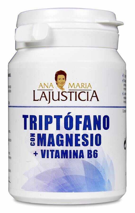 Ana Maria Lajusticia Triptófano con Magnesio + Vitamina B6, 60 Comprimidos