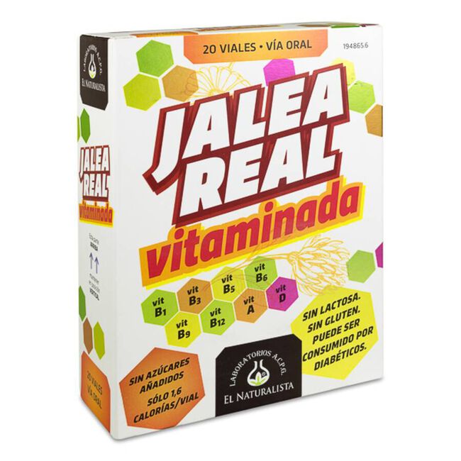El Naturalista Jalea Real Vitaminada, 20 Ampollas