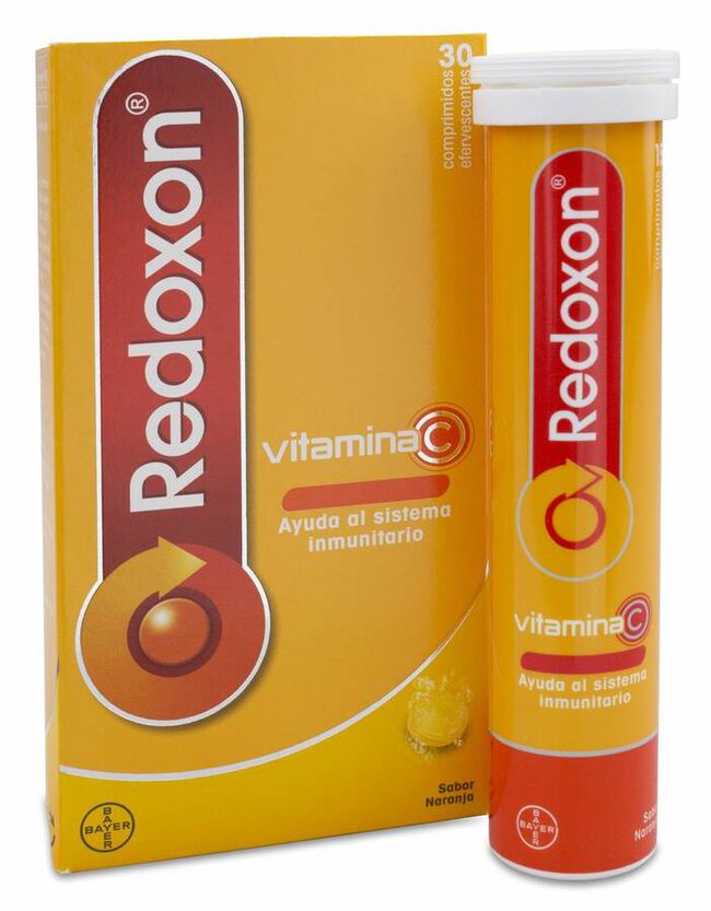Redoxon Vitamina C Efervescente Sabor Naranja, 30 Comprimidos image number null