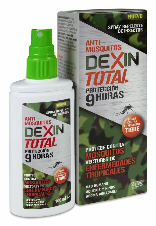 Dexin Total Loción Repelente Mosquitos, 100 ml