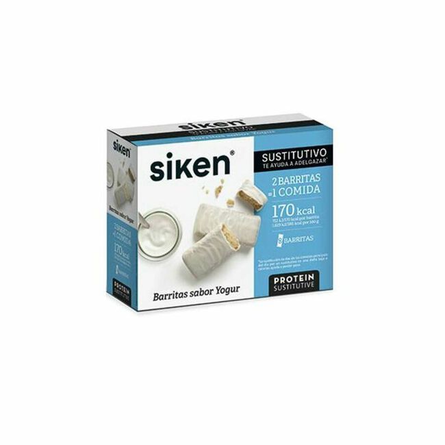 Siken Barritas Sustitutivas sabor Yogur, 8 Uds