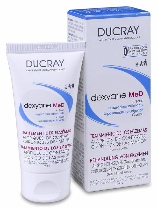 Ducray Dexyane MeD Crema Reparadora Calmante, 30 ml