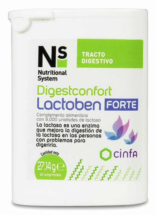 Ns Digestconfort Lactoben Forte, 60 Comprimidos