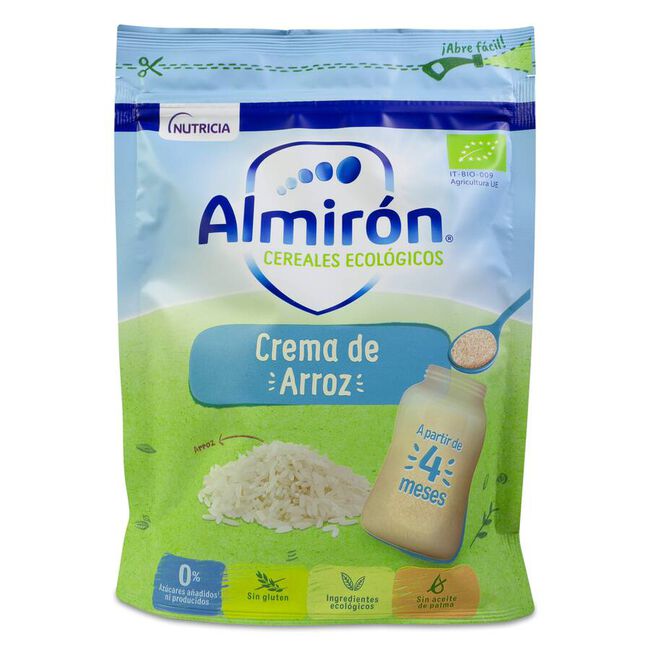 Almirón Papilla Crema de Arroz Cereales Ecológicos, 200 g