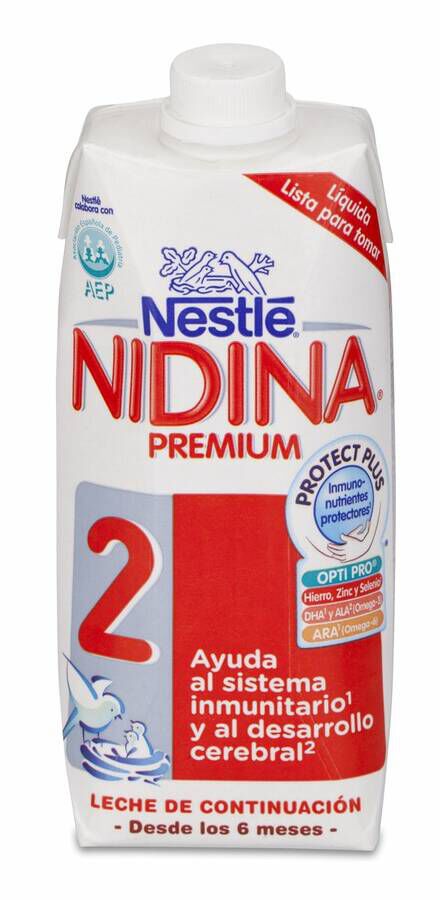 Nidina Premium 2 Líquida, 500 ml