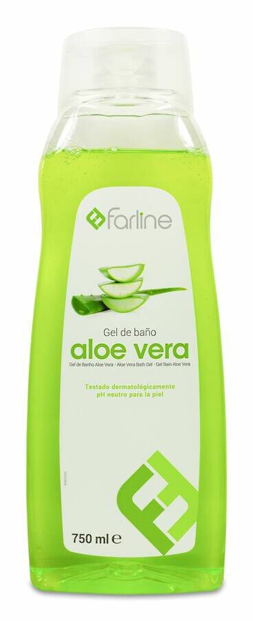 Farline Gel de Baño de Aloe Vera, 750 ml