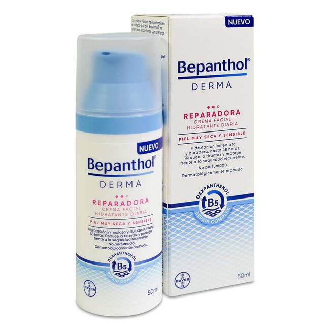 Bepanthol Crema Facial Hidratante, 50 ml