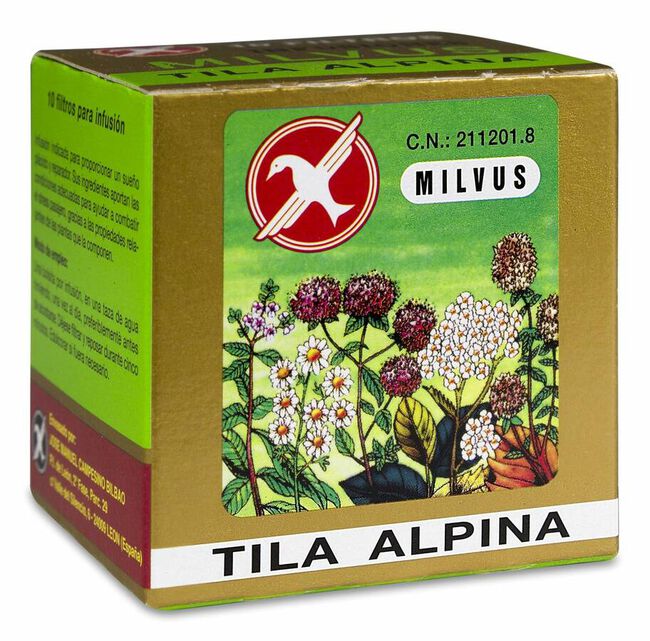 Milvus Tila Alpina, 10 Filtros, 10 Sobres