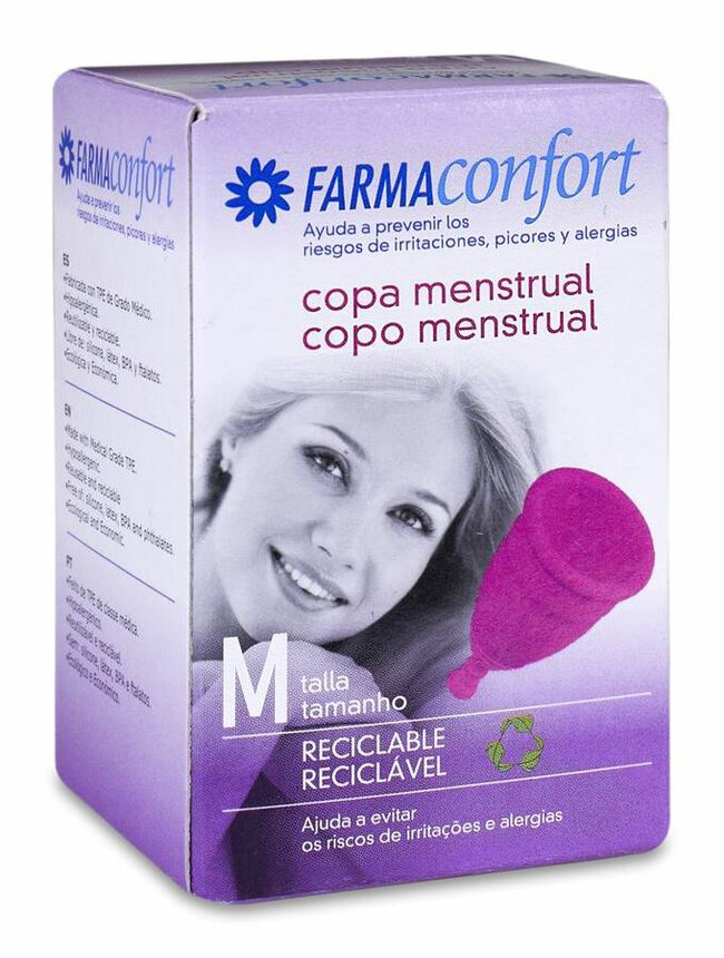 Farmaconfort Copa Menstrual Tamaño Mediano, 1 Ud