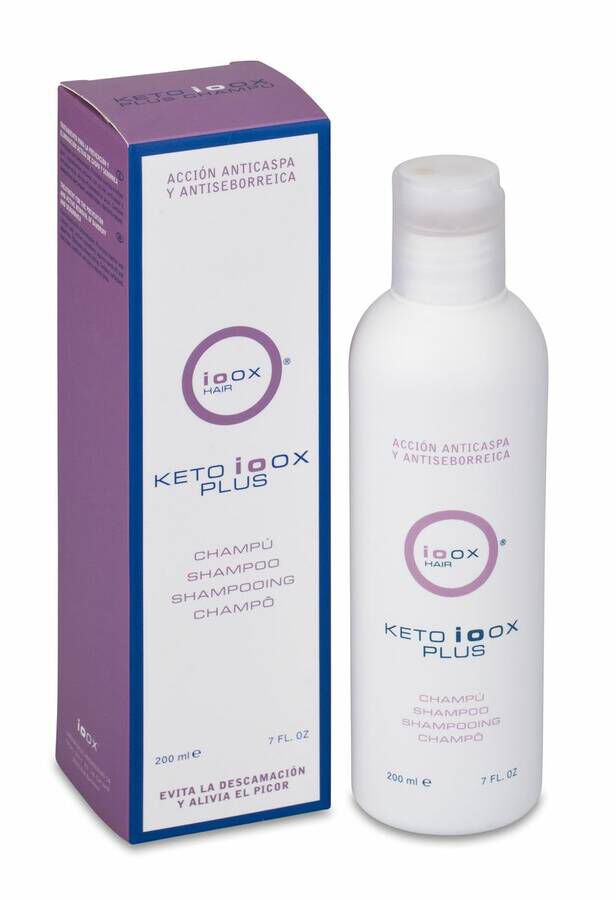 Ioox Hair Ketoioox Plus Champú Anticaspa, 200 ml