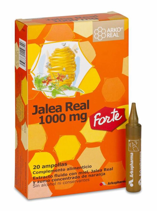Arkopharma ArkoReal Jalea Real 1000 mg Forte, 20 Ampollas