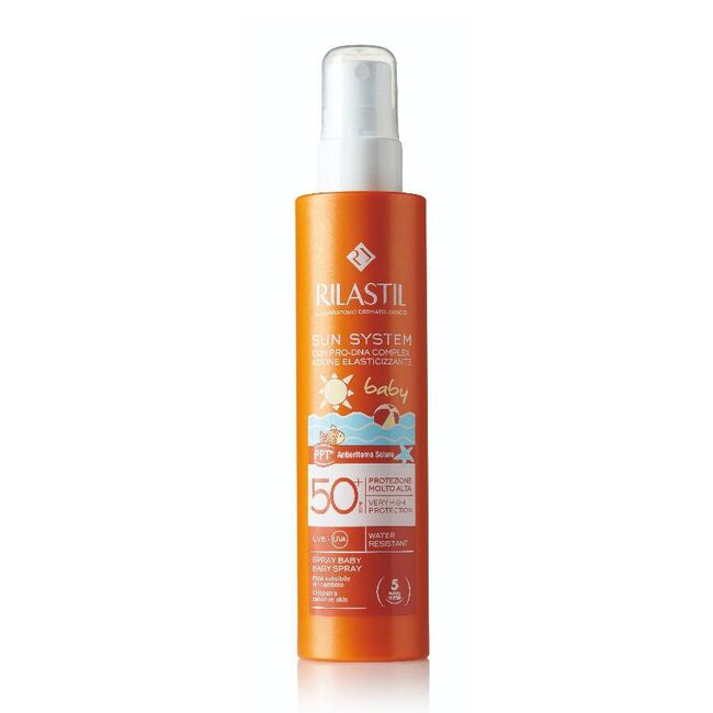 Rilastil Sun System Baby Spray Transparente SPF50+, 200 ml