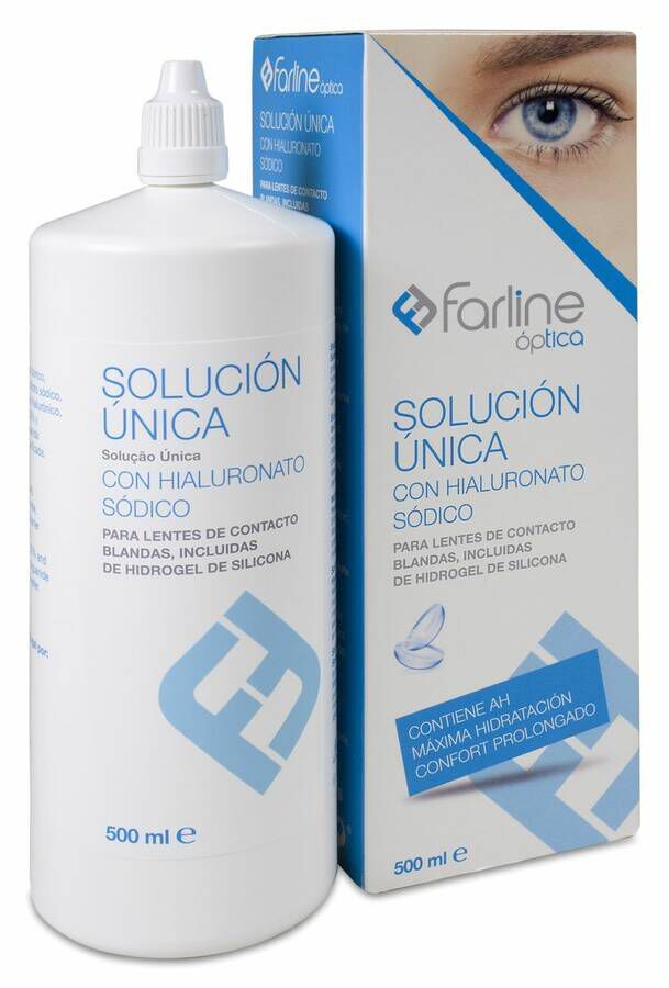Farline Solución Única con Ácido Hialurónico, 500 ml