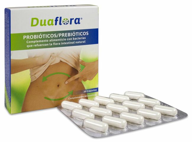 Edda Pharma Duaflora Prebióticos/Probióticos, 30 Cápsulas