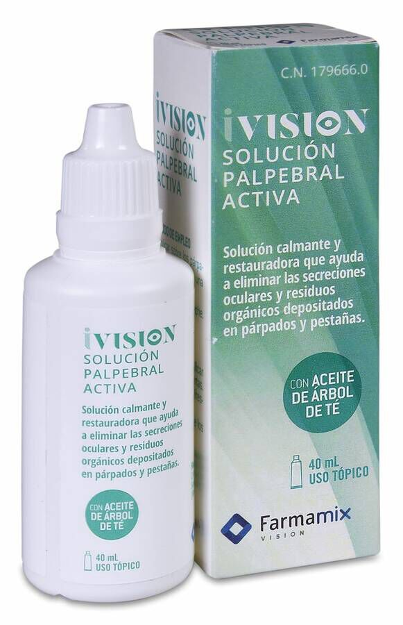 Ivision Solución Palpebral Activa, 40 ml
