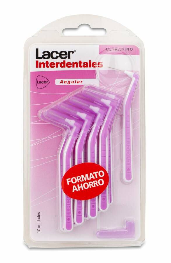 Cepillo Interdental Lacer Ultrafino Angular, 10 Uds