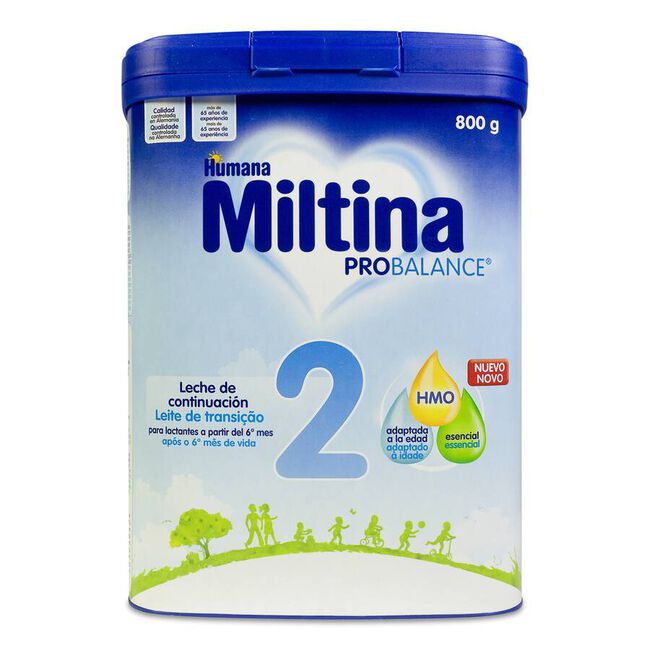 Humana Miltina Probalance Leche de Continuación 2, 800 g