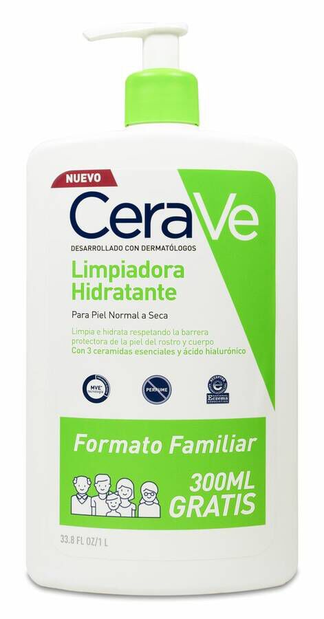 CeraVe Limpiador Hidratante, 1 L