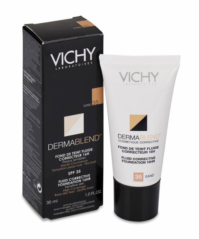 Vichy Dermablend Maquillaje 35 Sand, 30 ml