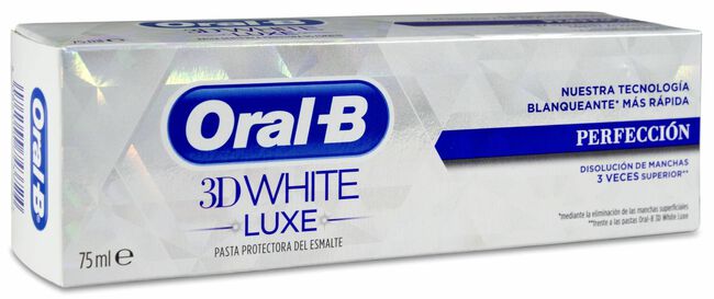 Oral-B 3D White Luxe Perfección Pasta de Dientes, 75 ml