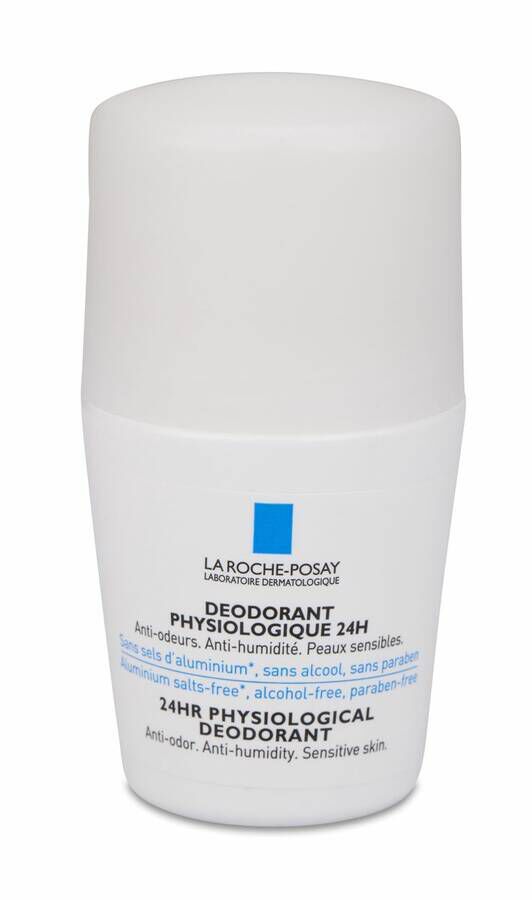 La Roche-Posay Desodorante Fisiológico 24 H Roll On, 50 ml