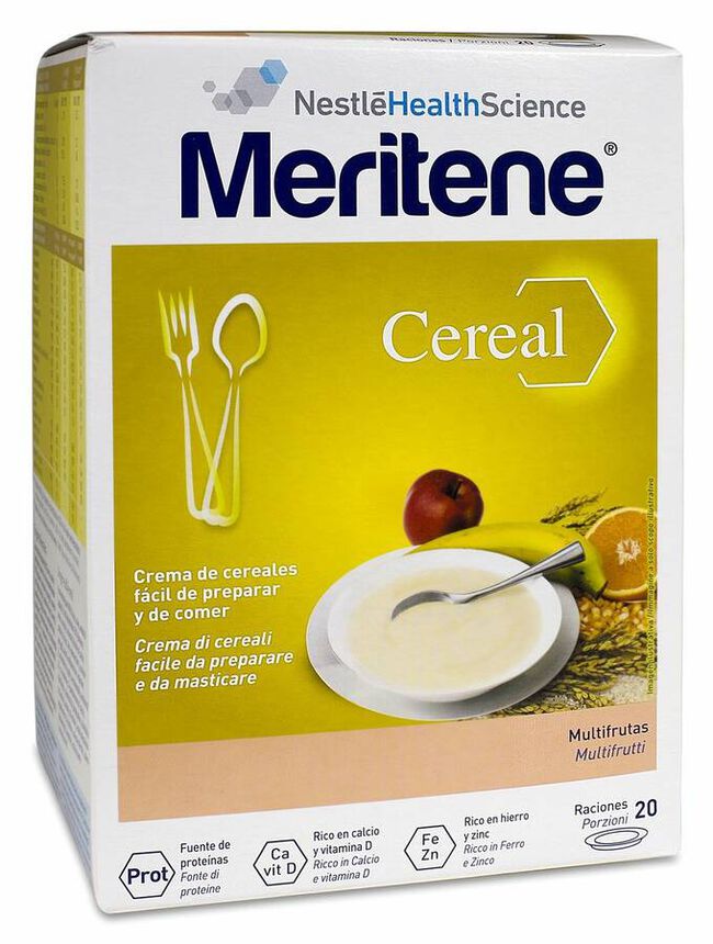 Meritene Cereales Multifrutas, 600 g