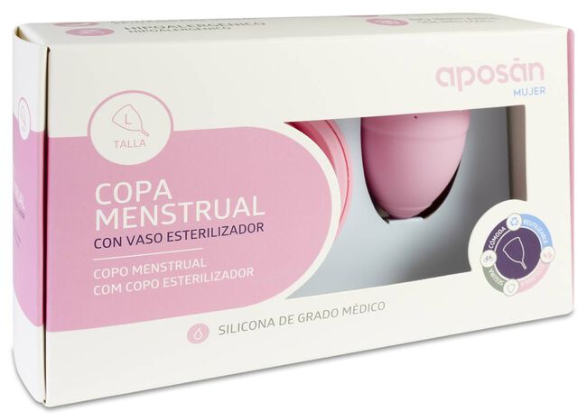 Aposán Copa Menstrual Talla L, 1 Ud