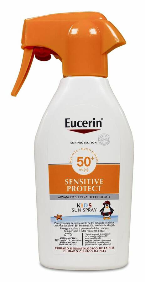 Eucerin Kids Sun Spray Sensitive Protect SPF 50+, 300 ml