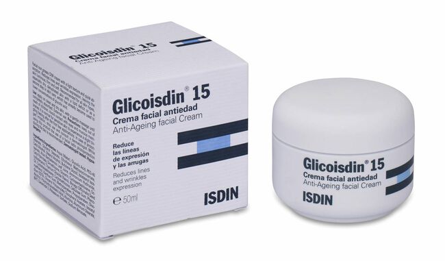 Isdin Glicoisdin 15 Crema Facial Antiedad, 50 ml