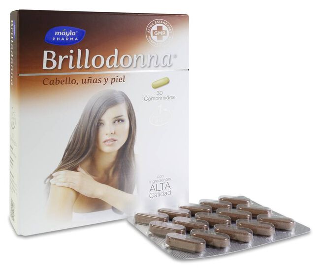 Máyla Pharma Brillodonna Cabello, Uñas y Piel, 30 Cápsulas