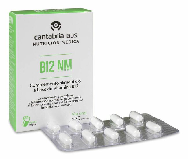 NM B12, 20 Cápsulas