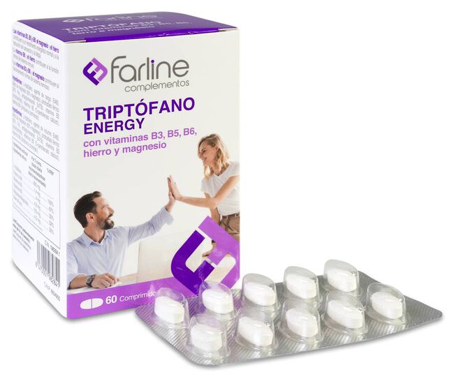 Farline Triptófano Energy, 60 Comprimidos