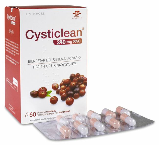 Cysticlean 240 mg PAC, 60 Cápsulas