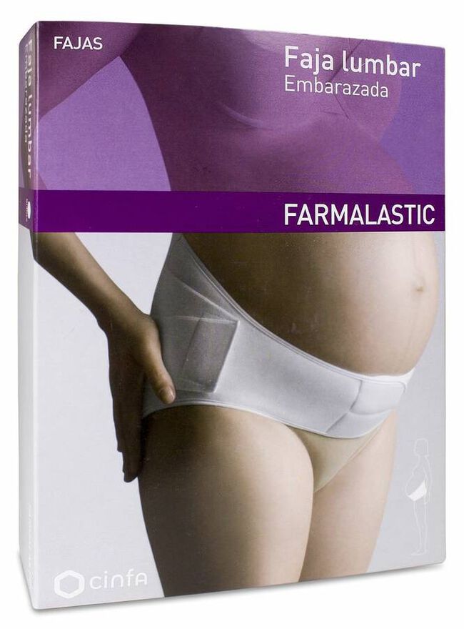 Farmalastic Faja Lumbar Embarazada Talla 2, 1 Ud