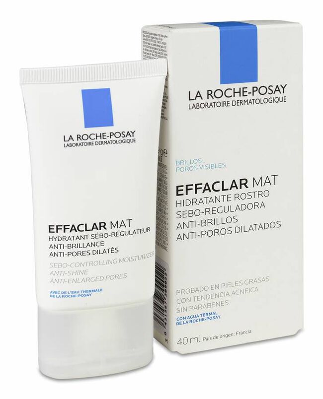 La Roche-Posay Effaclar Mat Hidratante Rostro, 40 ml