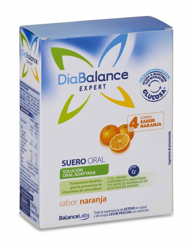 Diabalance Expert Suero Oral, 4 Uds