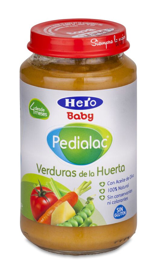 Pedialac Verduras de la huerta Hero Baby, 250 g