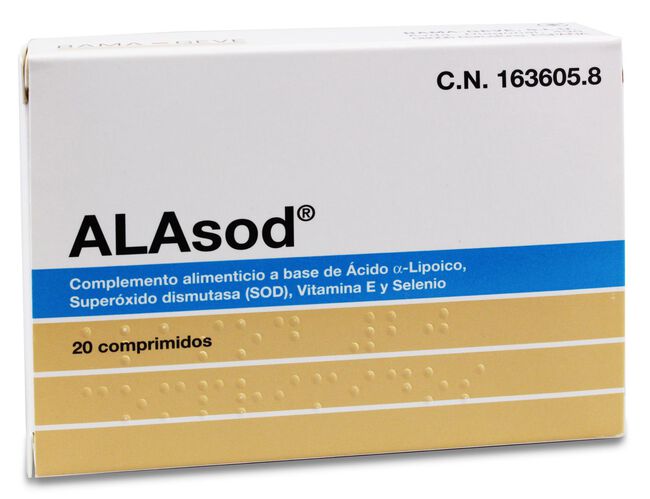 ALAsod, 20 Comprimidos
